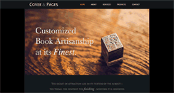 Desktop Screenshot of coverandpages.com