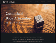 Tablet Screenshot of coverandpages.com